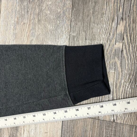 Under Armour Gray Black  Mens L Tapered Cuffs Double Knit Joggers Sweatpants EUC - Picture 6 of 10